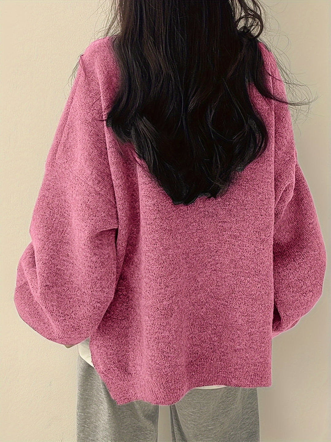 Berry Bliss Oversized Sweater