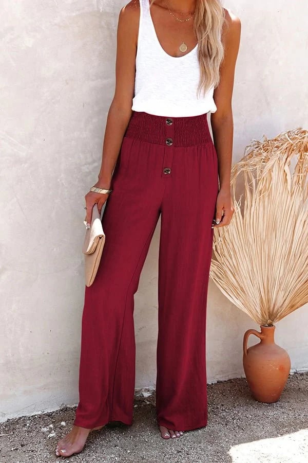 Sage Breeze High-Waist Pants