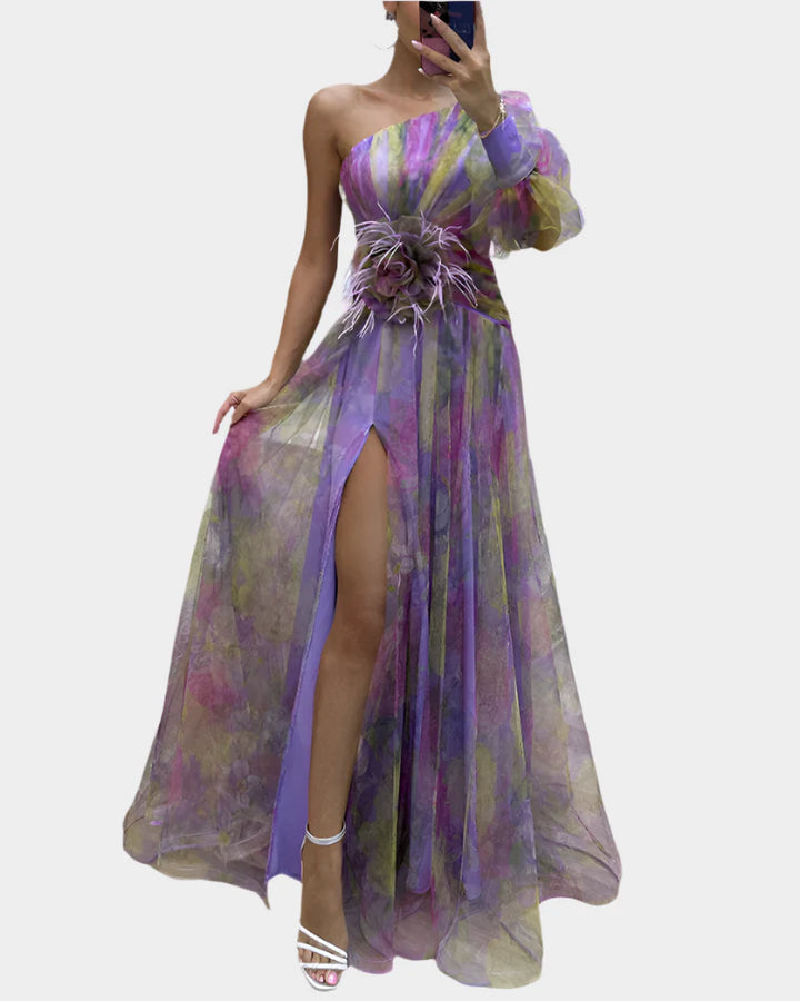 Romantic Dress with Slit