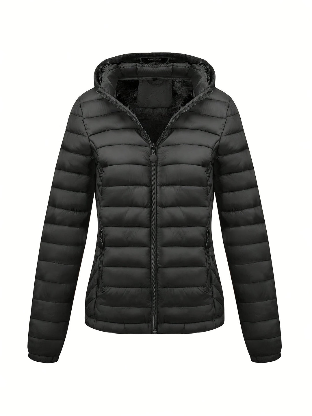 Amber Glow Puffer Jacket