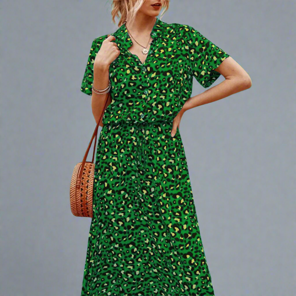 Summer Dress Made of Fine Fabric