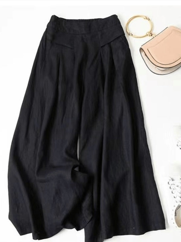 Coastal Breeze Wide-Leg Linen Pants