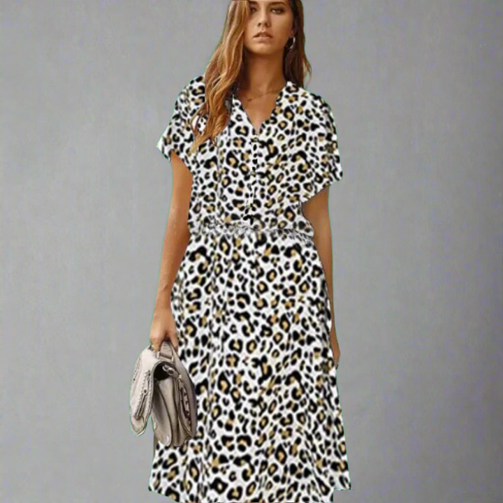 Summer Dress Made of Fine Fabric