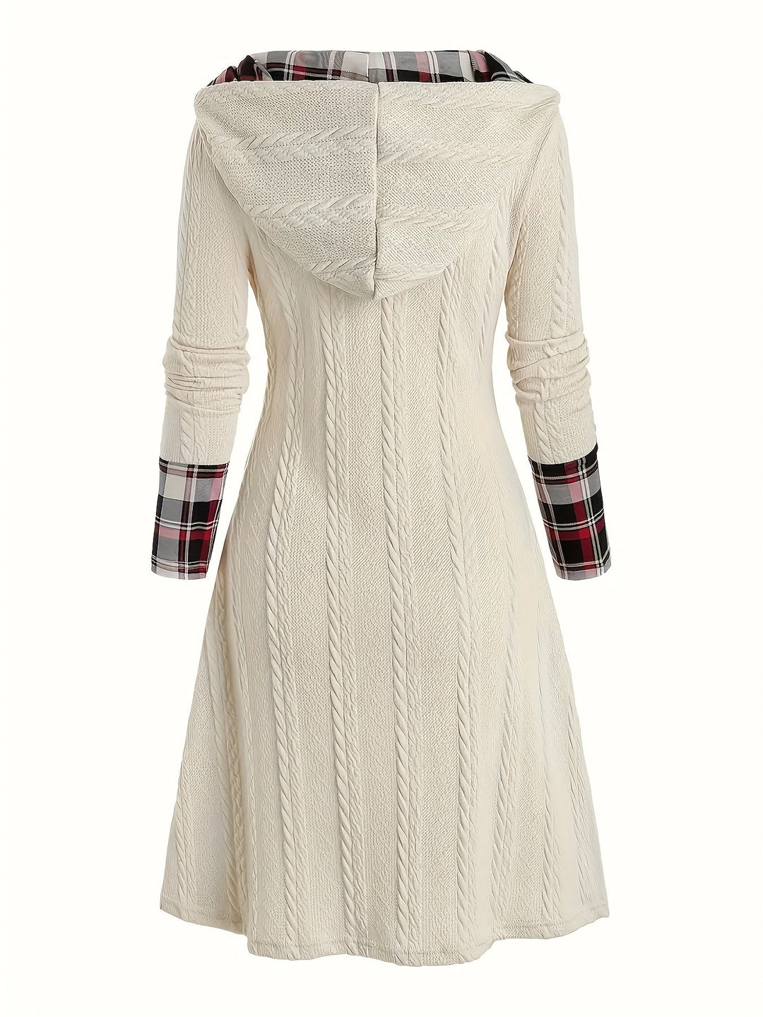 Highland Plaid Knit Dress