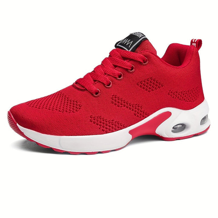AeroFlex White Air-Cushion Sneakers