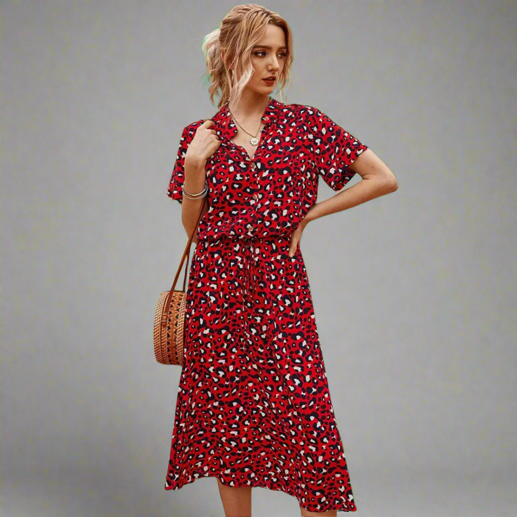 Summer Dress Made of Fine Fabric