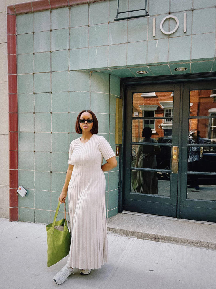 Casual Striped Maxi Dress