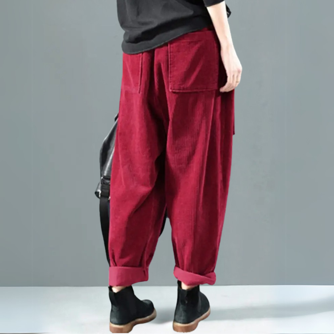 Autumn Corduroy Relaxed Pants