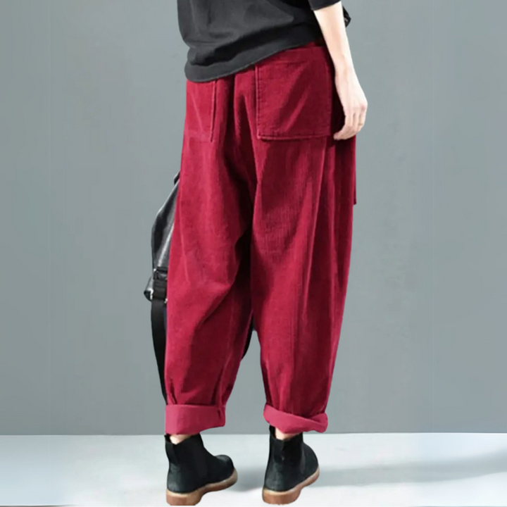Autumn Corduroy Relaxed Pants