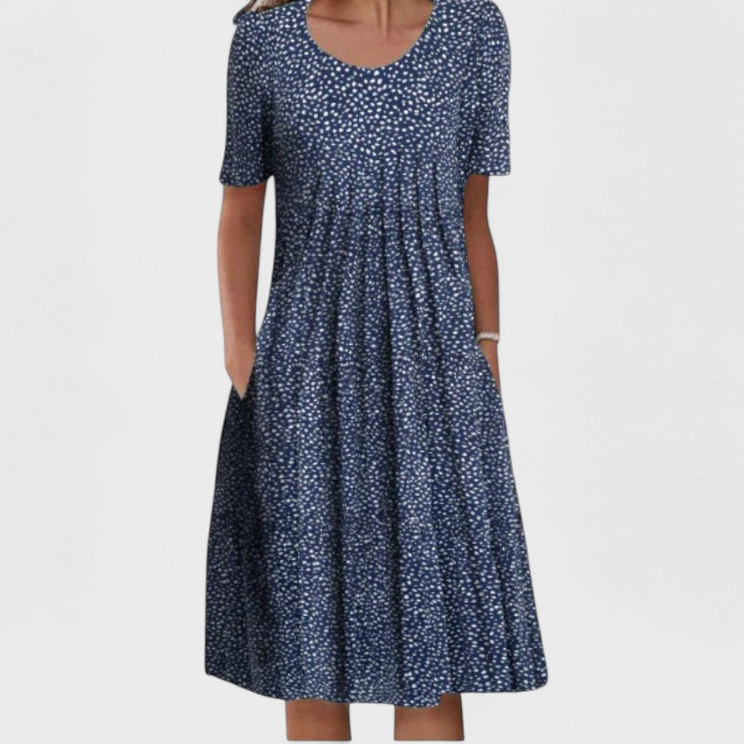 Elegant dress with stomach coverage