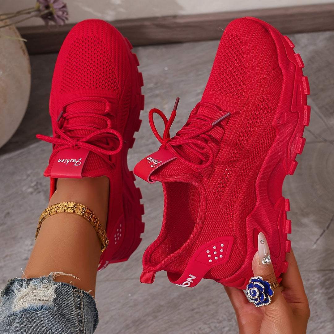 Breathable Knit Running Sneakers