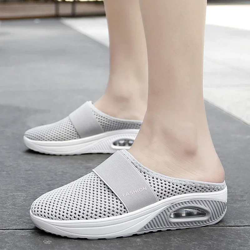BreezeWalk Mesh Slip-On Mules