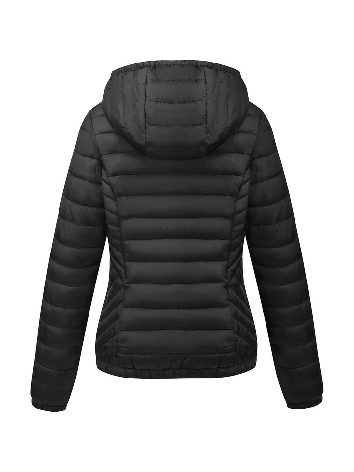 Amber Glow Puffer Jacket