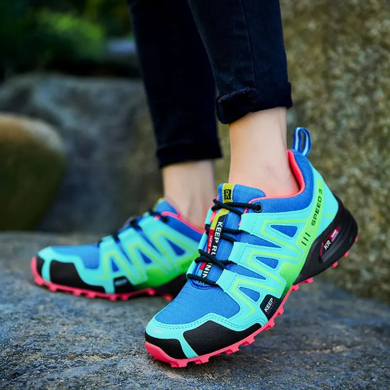 Vibrant Outdoor Trail Sneakers