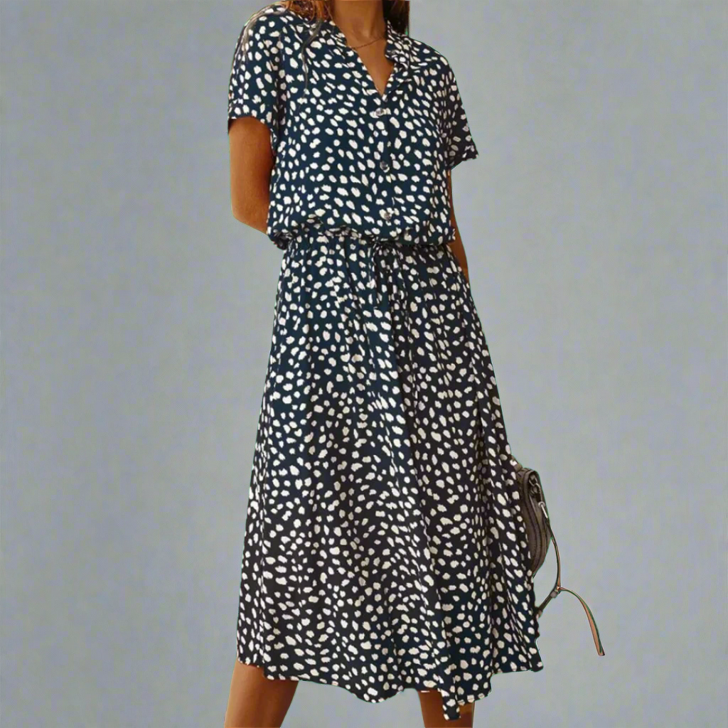 Summer Dress Made of Fine Fabric