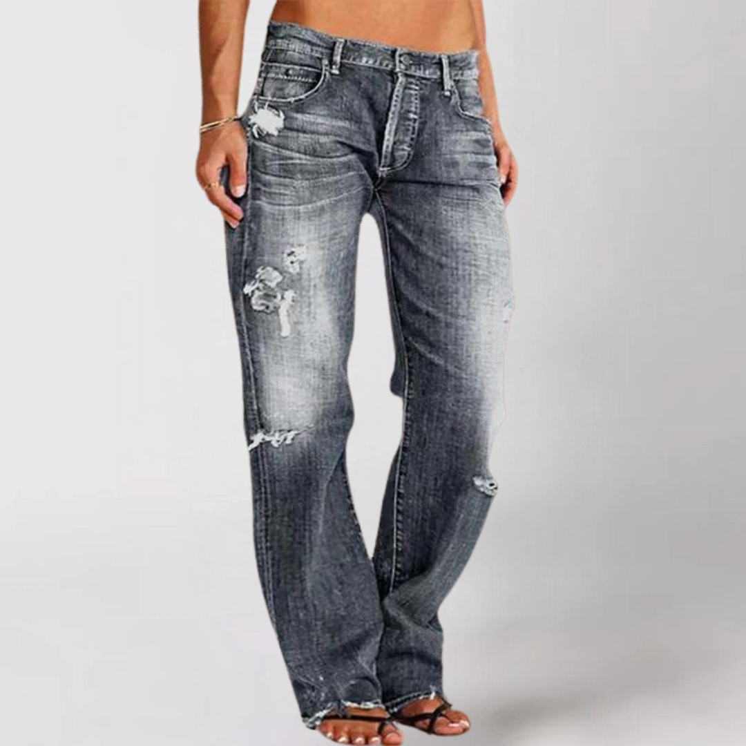 Midnight Fade Distressed Jeans