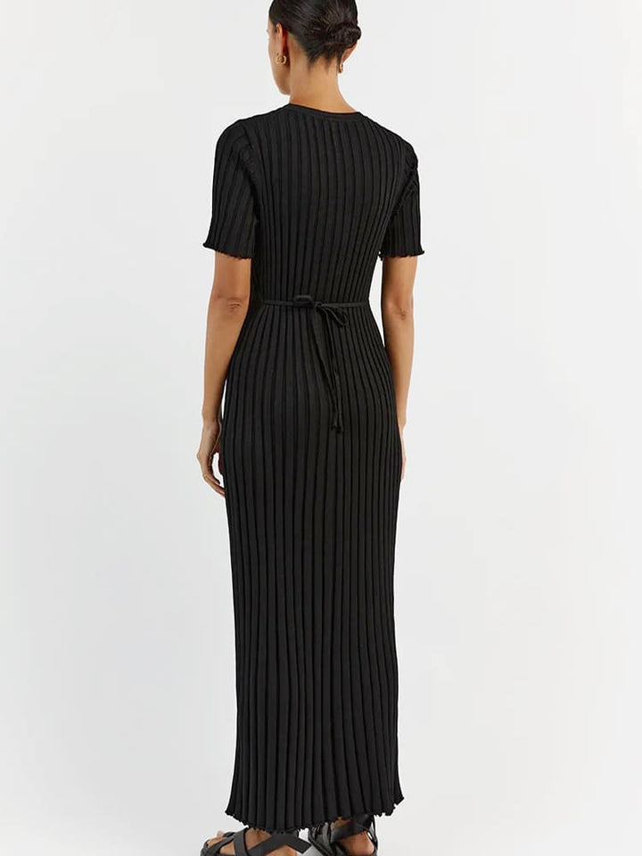 Casual Striped Maxi Dress