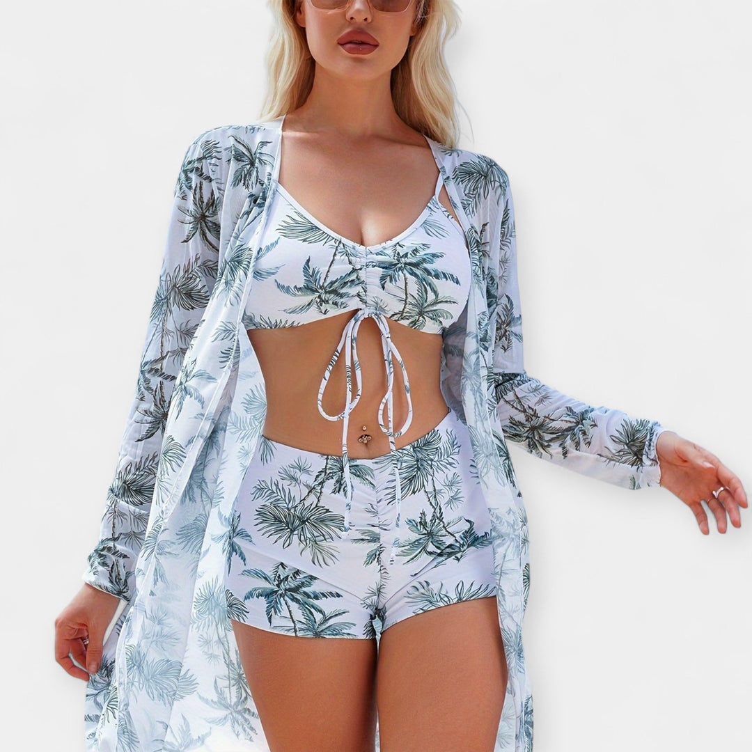 High-Waist Bikini and Beachwear