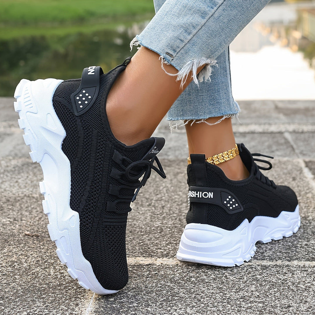 Breathable Knit Running Sneakers