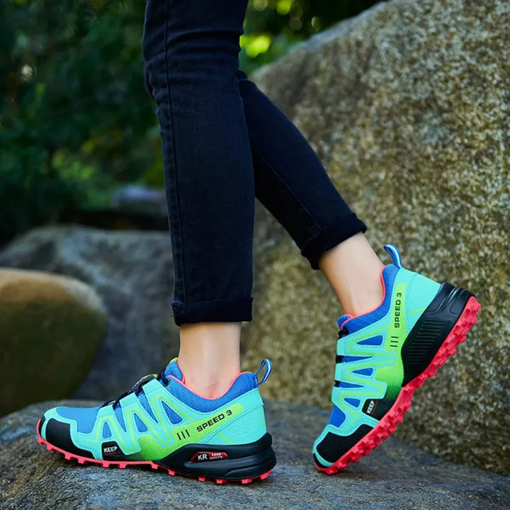Vibrant Outdoor Trail Sneakers