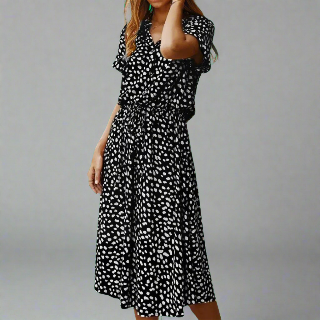 Summer Dress Made of Fine Fabric