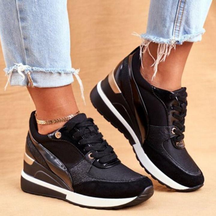 VogueLift Wedge Sneakers