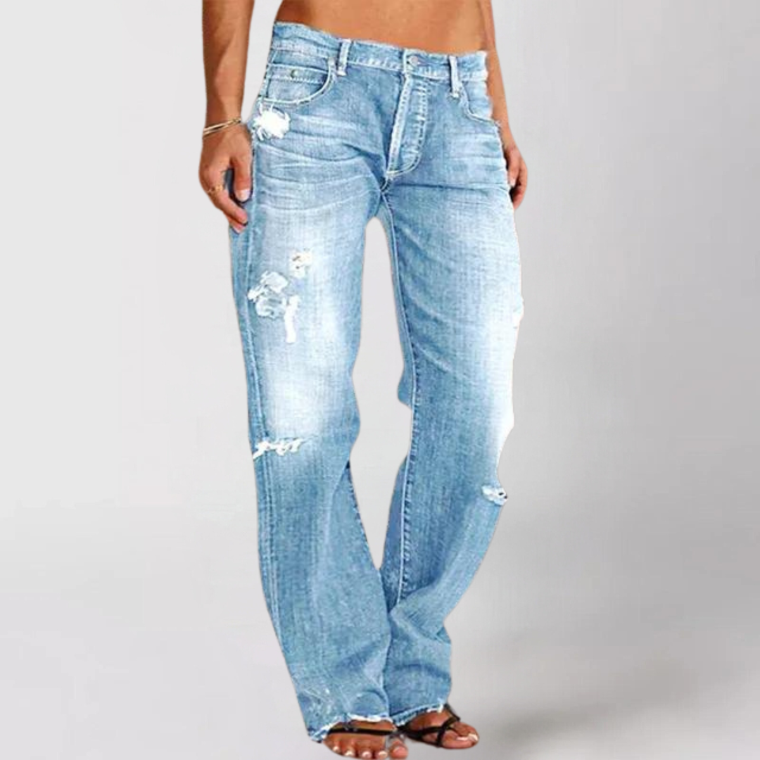 Midnight Fade Distressed Jeans