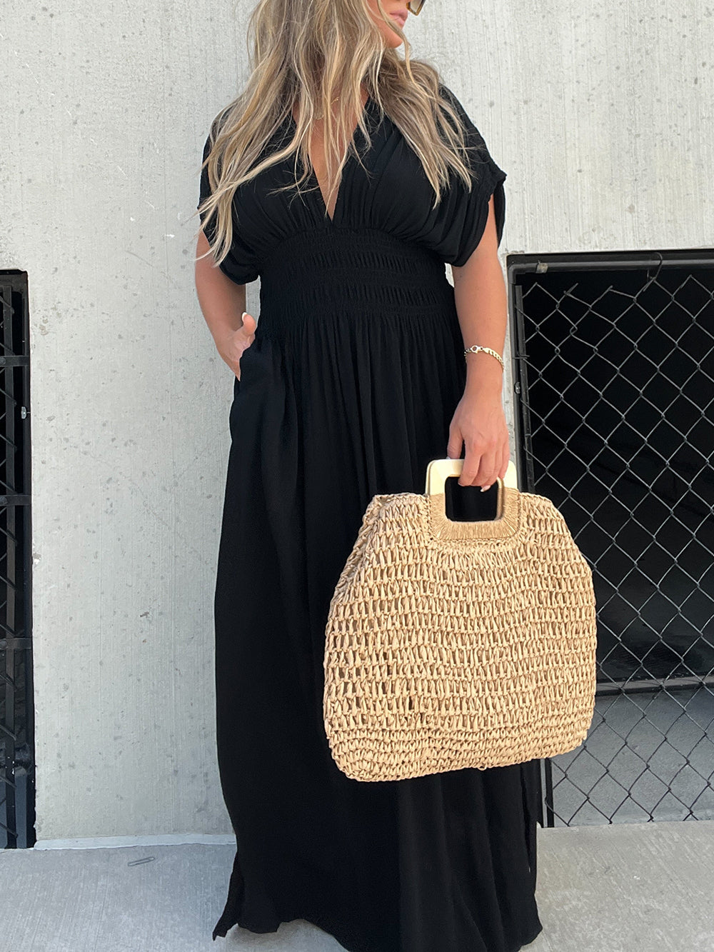 Black Maxi Dress Broken Hearted
