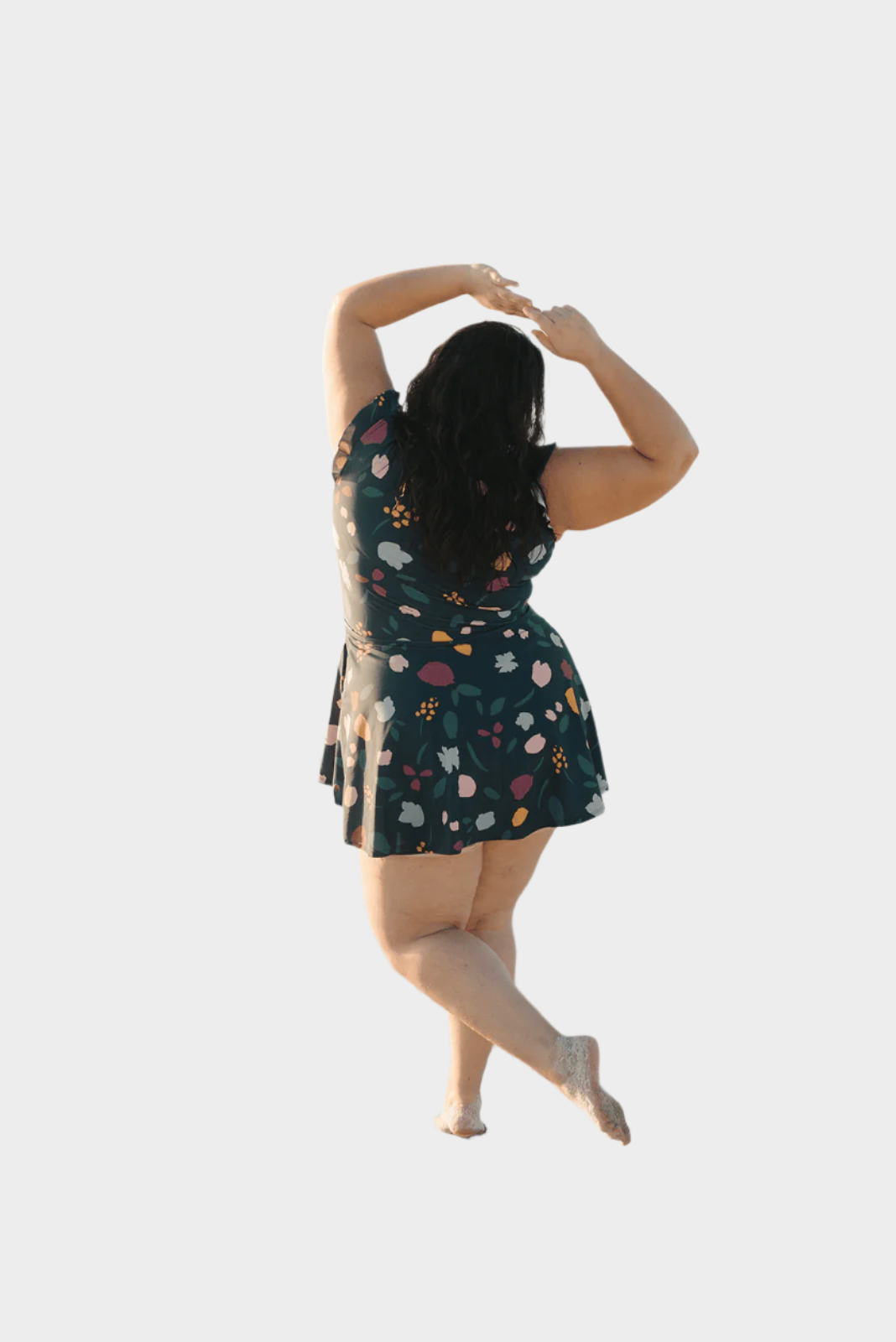 Swimsuit with Ruffles and Support
