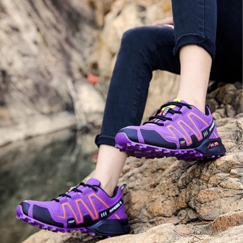 Vibrant Outdoor Trail Sneakers