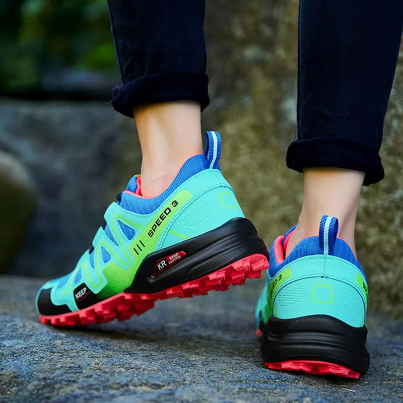Vibrant Outdoor Trail Sneakers