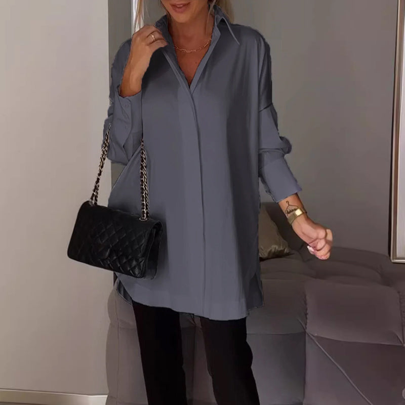 ChicFlow Oversized Long Shirt