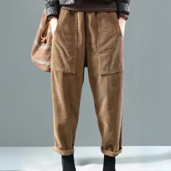 Autumn Corduroy Relaxed Pants