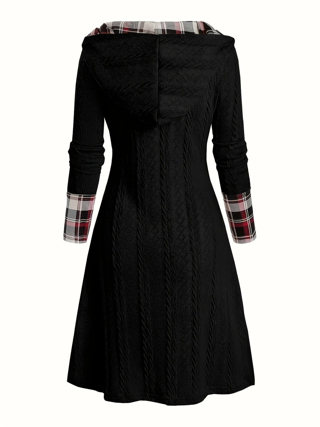 Highland Plaid Knit Dress