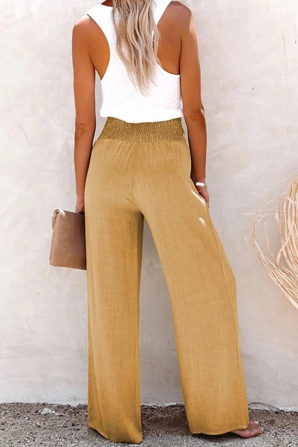 Sage Breeze High-Waist Pants