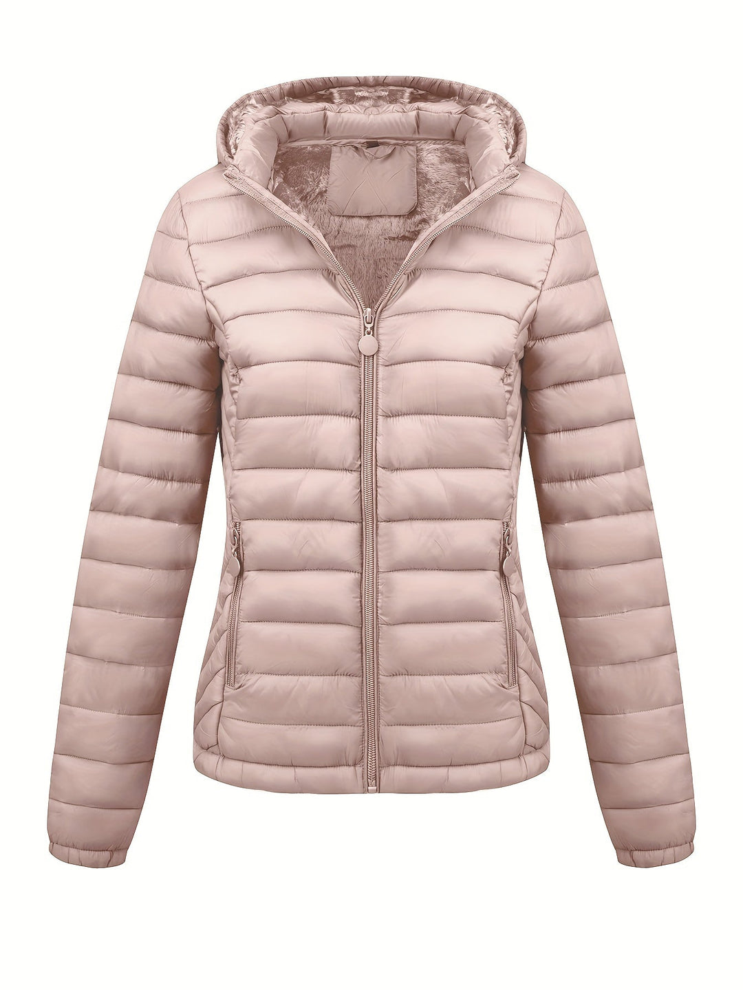 Amber Glow Puffer Jacket