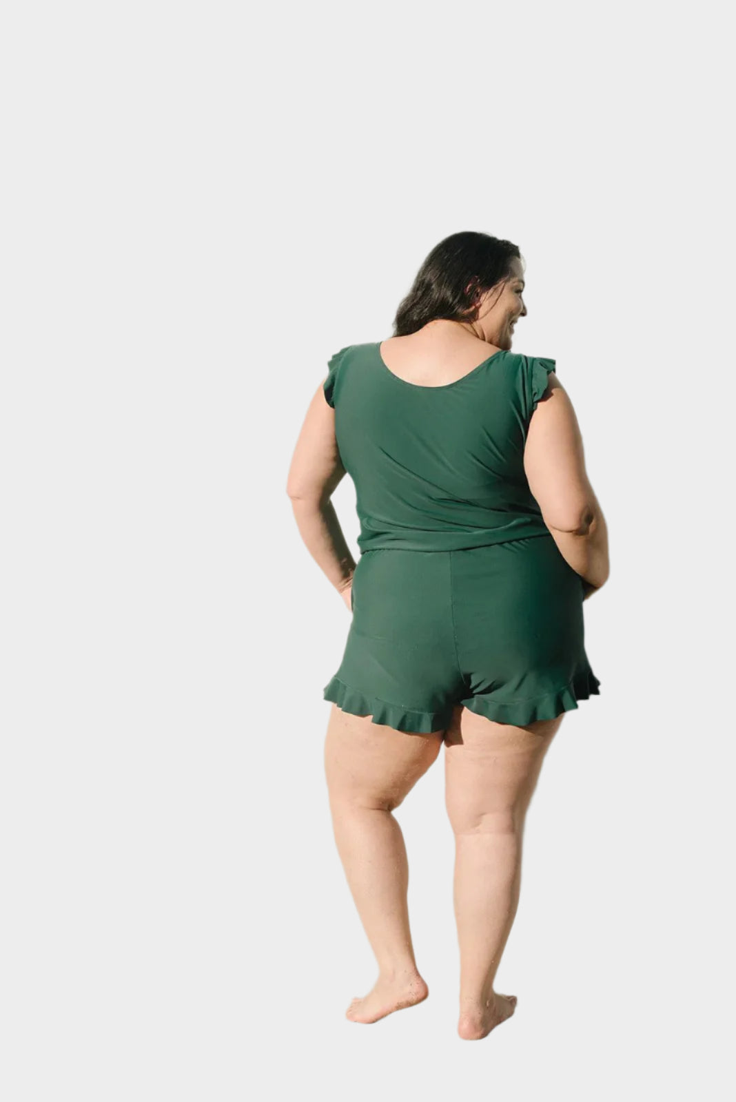 Swimsuit with Ruffles and Support