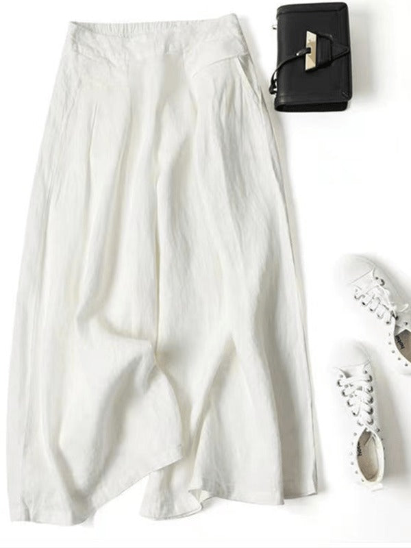 Coastal Breeze Wide-Leg Linen Pants