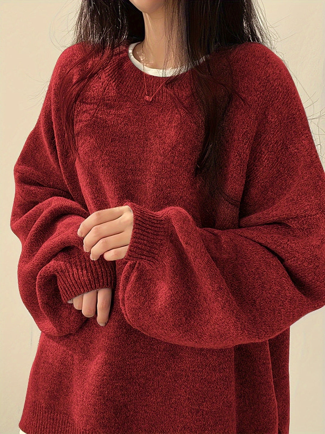 Berry Bliss Oversized Sweater