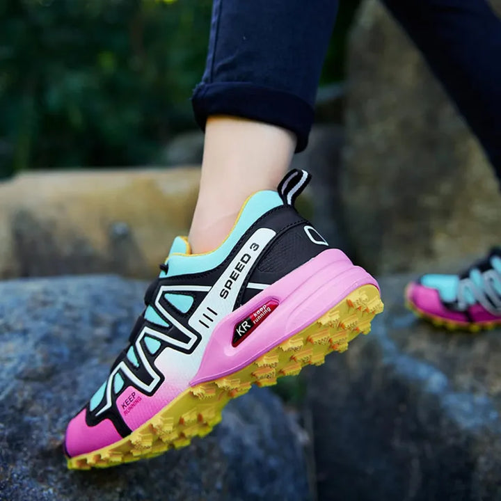 Vibrant Outdoor Trail Sneakers