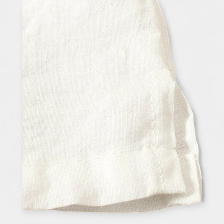 Short-Sleeve Button-Up Blouse
