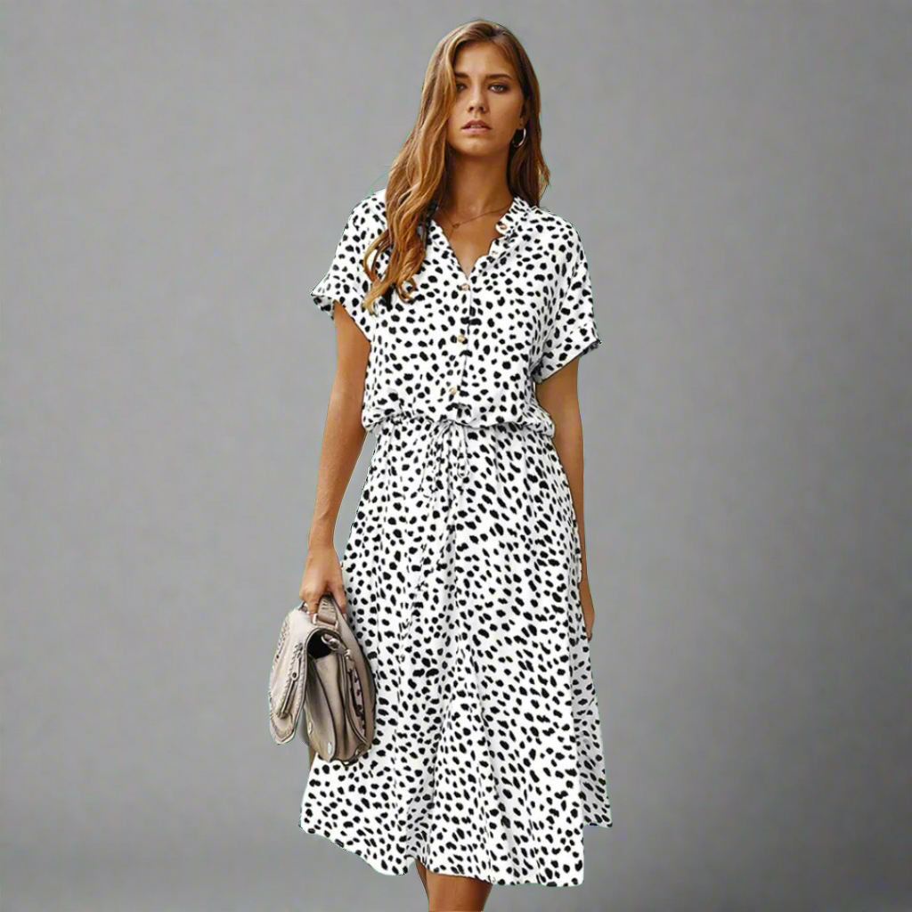 Summer Dress Made of Fine Fabric