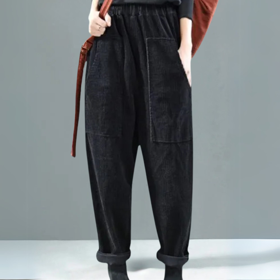 Autumn Corduroy Relaxed Pants
