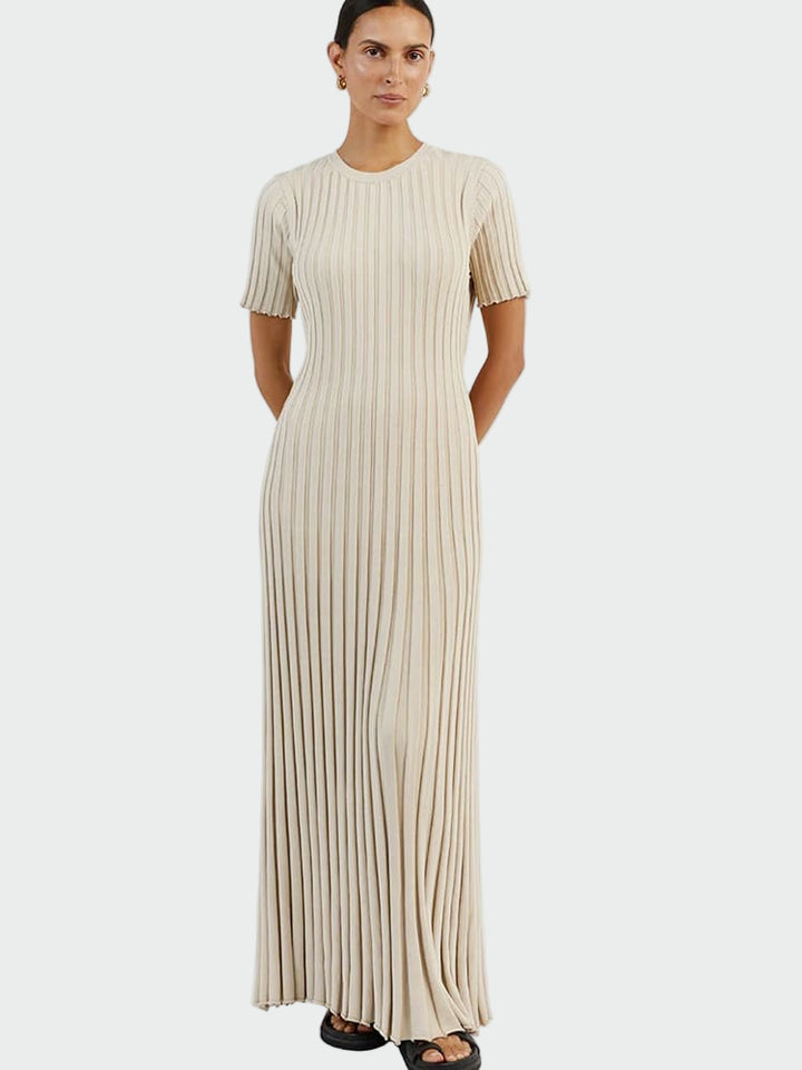 Casual Striped Maxi Dress