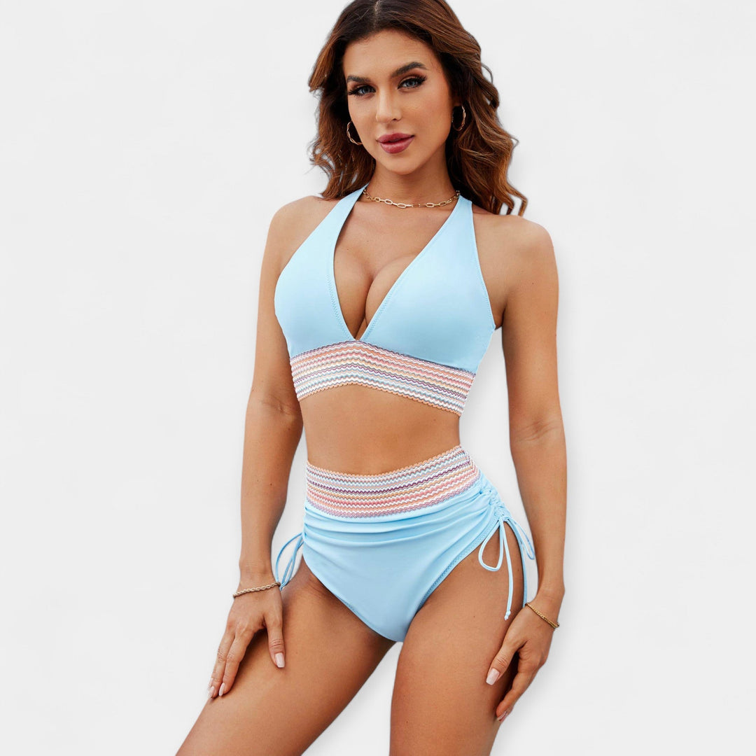 High-Waisted Bikini with Support