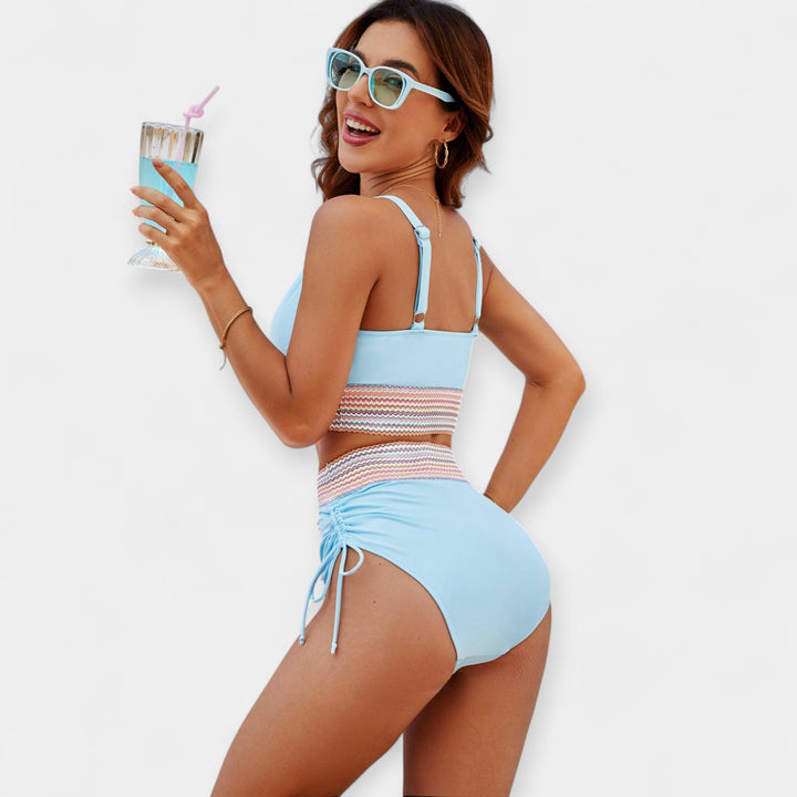 High-Waisted Bikini with Support