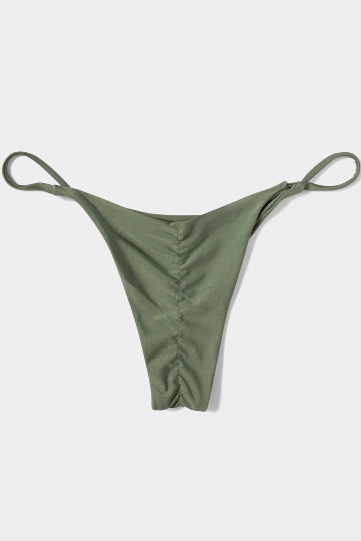 Capri Bottom - Shiny Sage Green