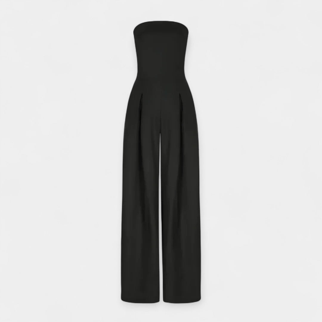 Full-Body Jumpsuit with Strapless Corset