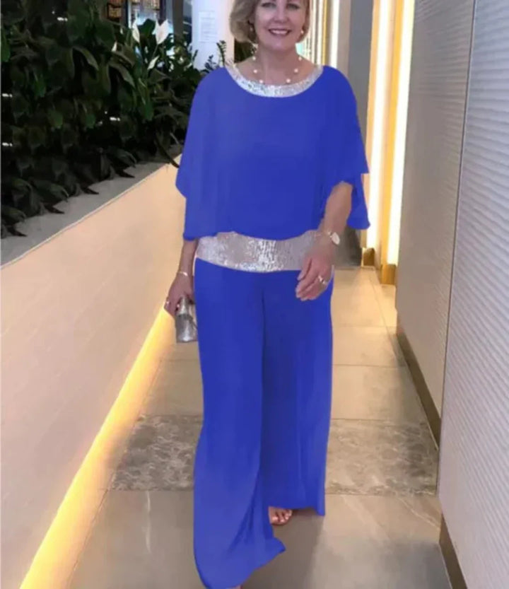 Radiant Grace Evening Jumpsuit