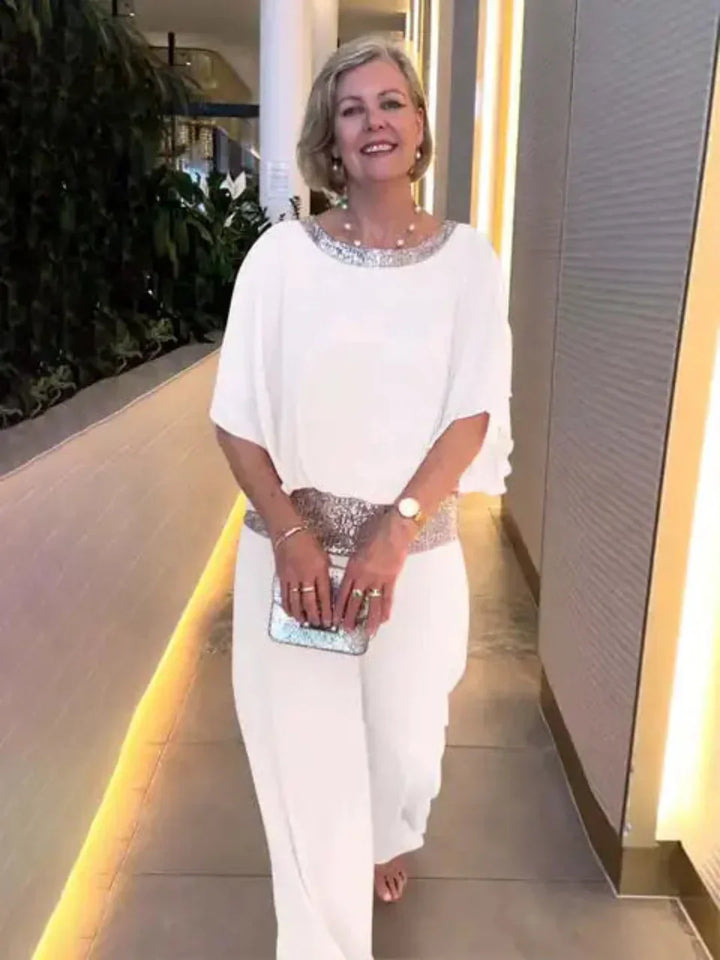 Radiant Grace Evening Jumpsuit
